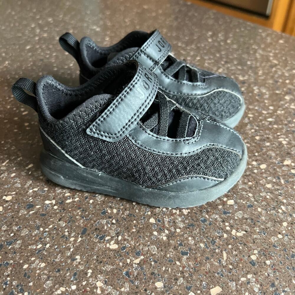 Nike Air Jordan Black Toddler Shoes Sneakers Basketball Size 5C Black